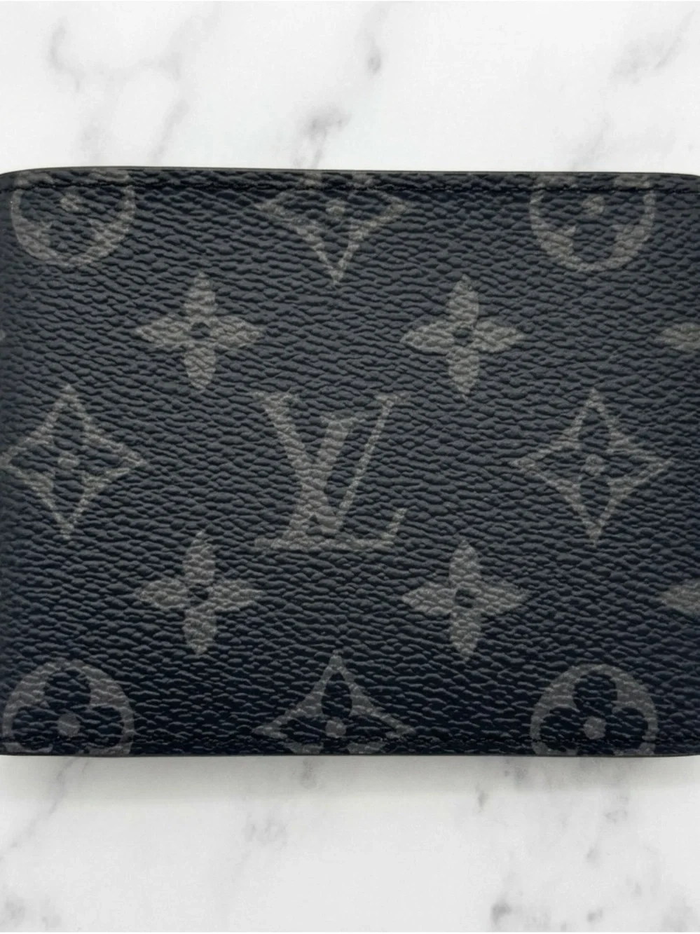 Louis Vuitton Men's Monogram Canvas Card Holder Wallet - Black M61695